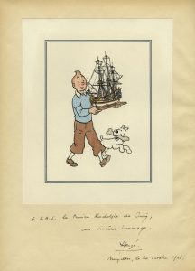 dessin tintin dessin Hergé
