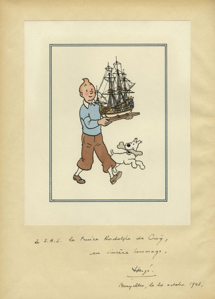 dessin tintin dessin Hergé