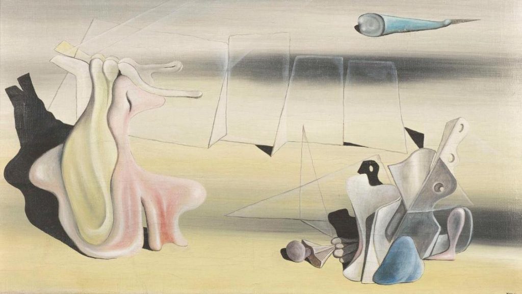 peinture yves Tanguy