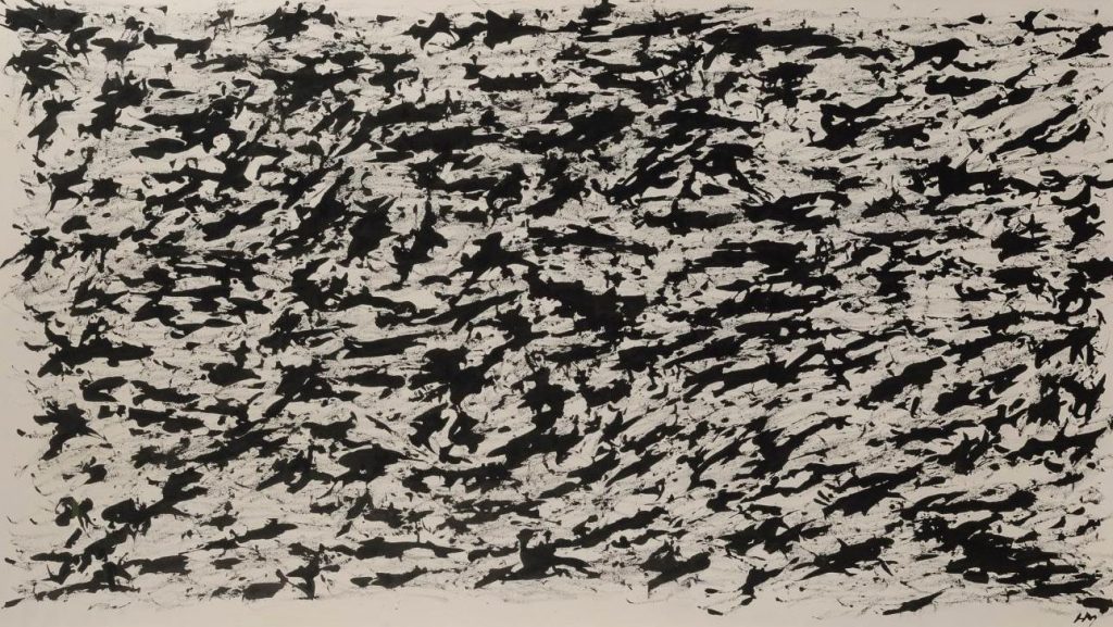 encre noire Henri Michaux