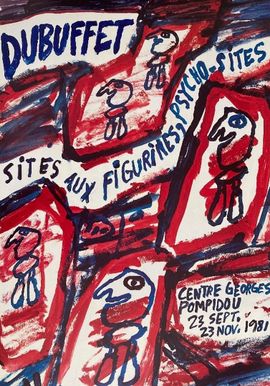 tableau Jean Dubuffet