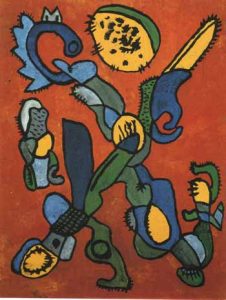 tableau Gaston Chaissac