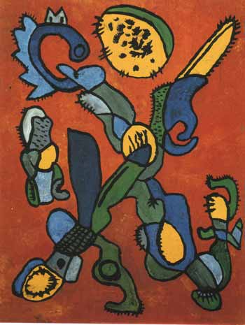 tableau Gaston Chaissac