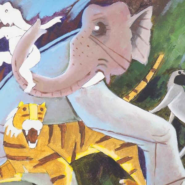 tableau Maqbool Fida Husain
