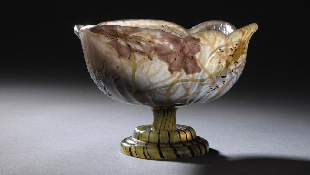 vase pate de verre Émile Gallé